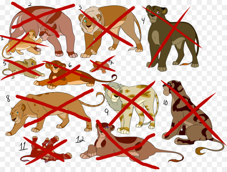 Leones De Dibujos Animados，Leones PNG