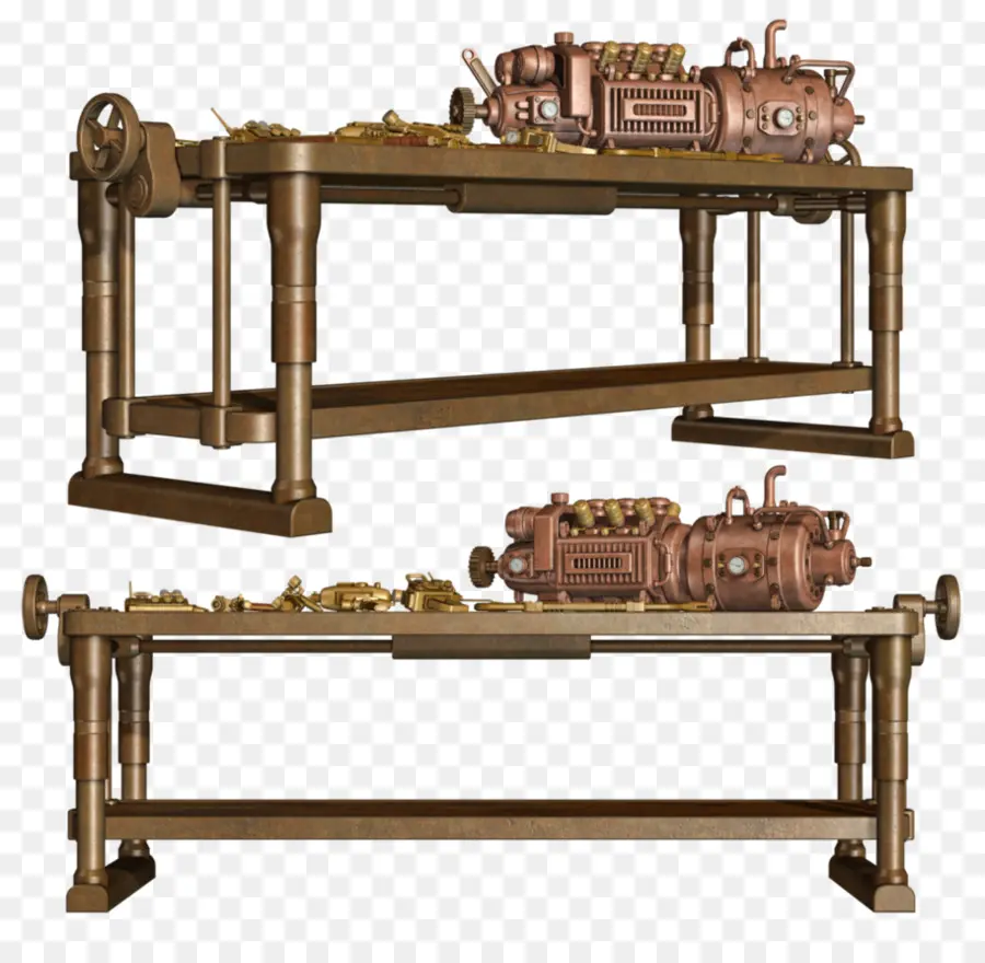 Máquina Steampunk，Antiguo PNG