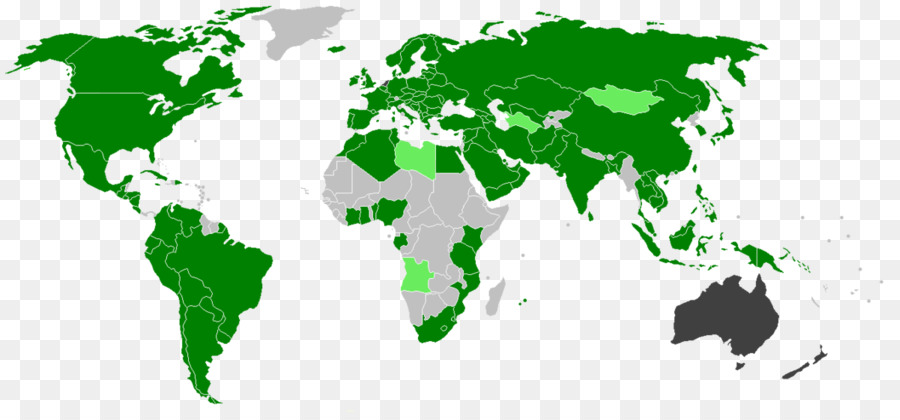 Mapa Mundial，Países PNG