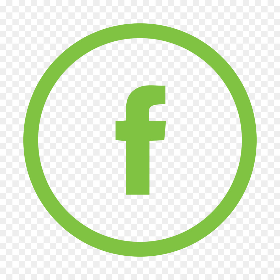 Icono F Verde，Redes Sociales PNG