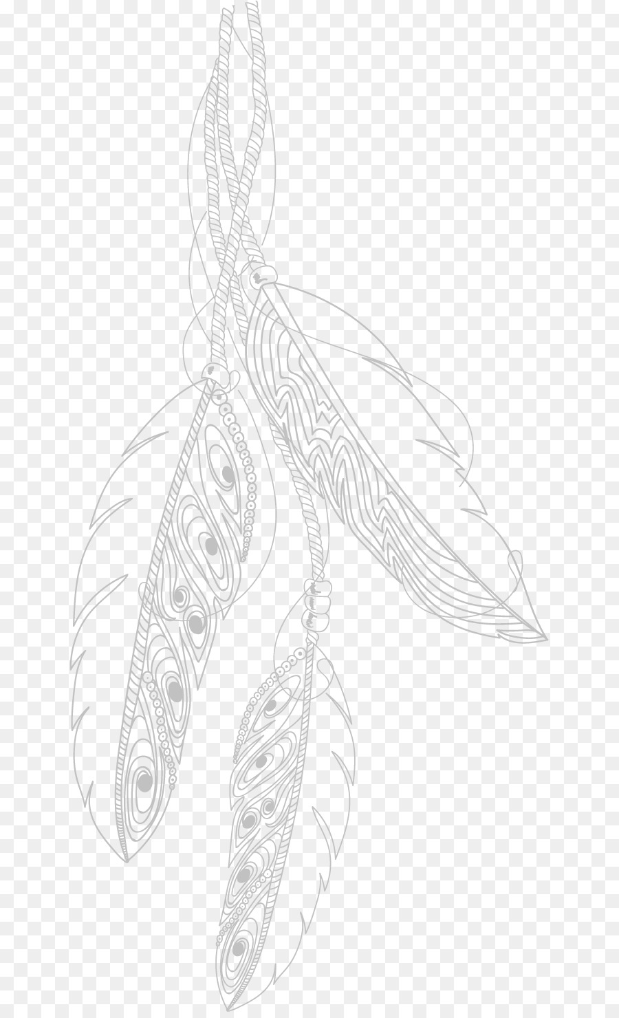 Pluma，Arte De Línea PNG