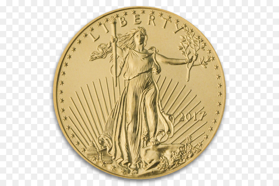 American Gold Eagle，Moneda De Oro PNG