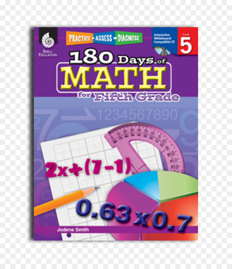 De Los 180 Días De Matemáticas Para Sexto Grado，La Práctica De Evaluar Diagnosticar Los 180 Días De Matemáticas Para Quinto Grado PNG