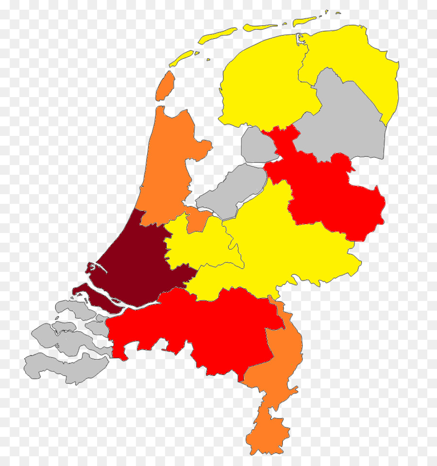 Mapa De Países Bajos，País PNG