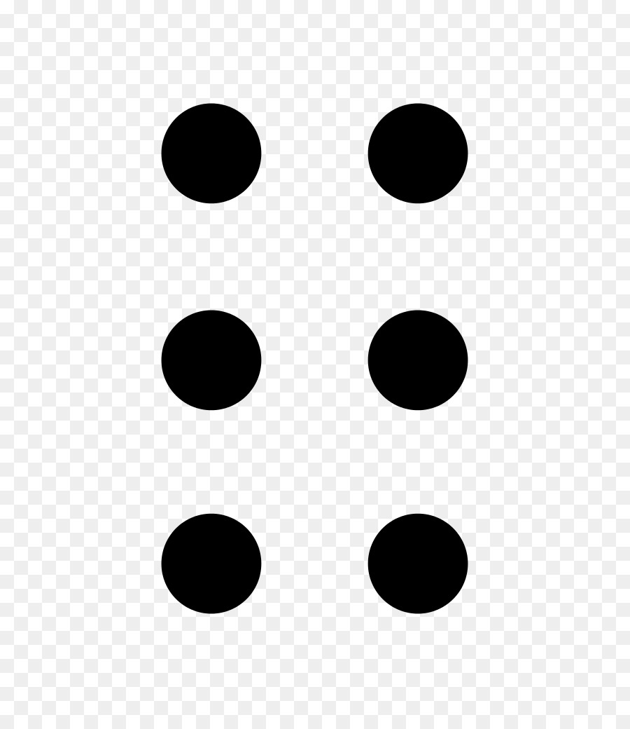 Braille，Inglés En Braille PNG