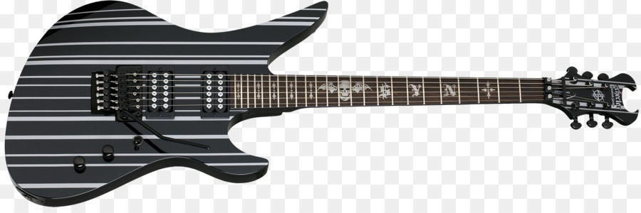 Investigación De Guitarra Schecter，Schectter Synyster Guitarra Eléctrica Estándar PNG