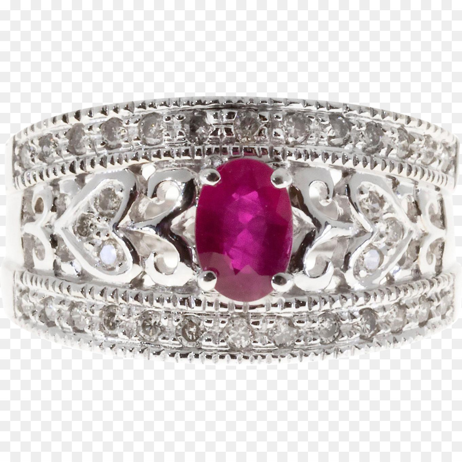 Rubí，Anillo PNG