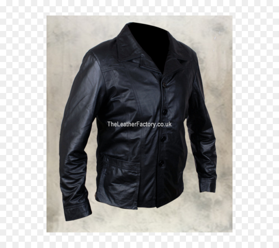 Chaqueta De Cuero，Negro PNG