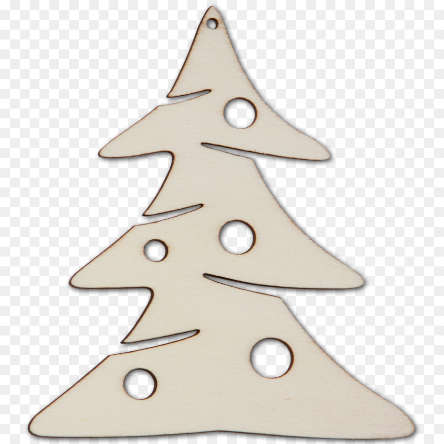 Árbol De Navidad De Madera，Ornamento PNG