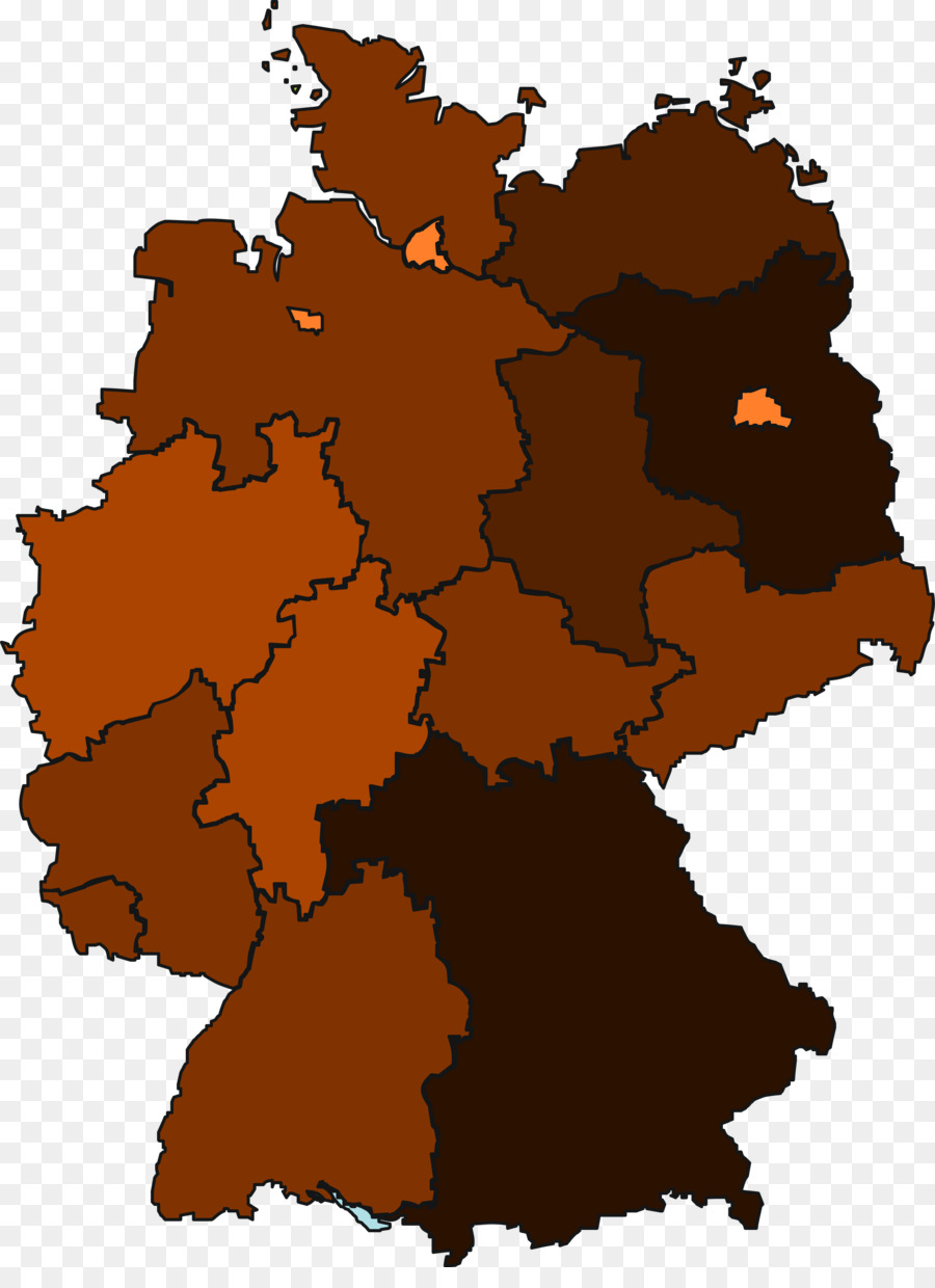 Alemania，Mapa PNG