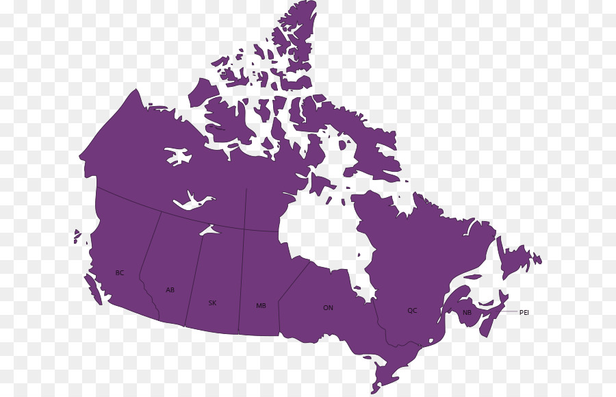 Canadá，Las Provincias Y Territorios De Canadá PNG