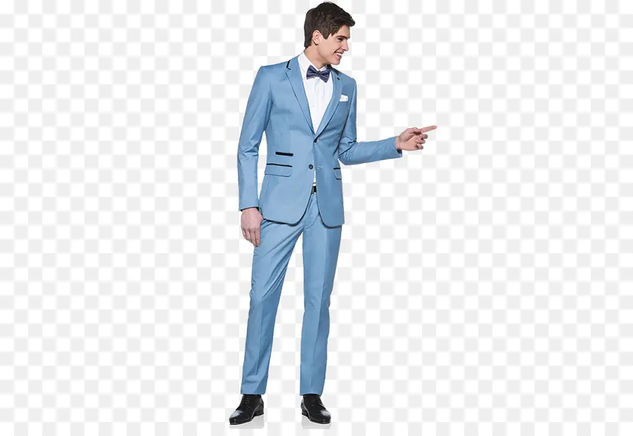 Traje Azul，Hombre PNG