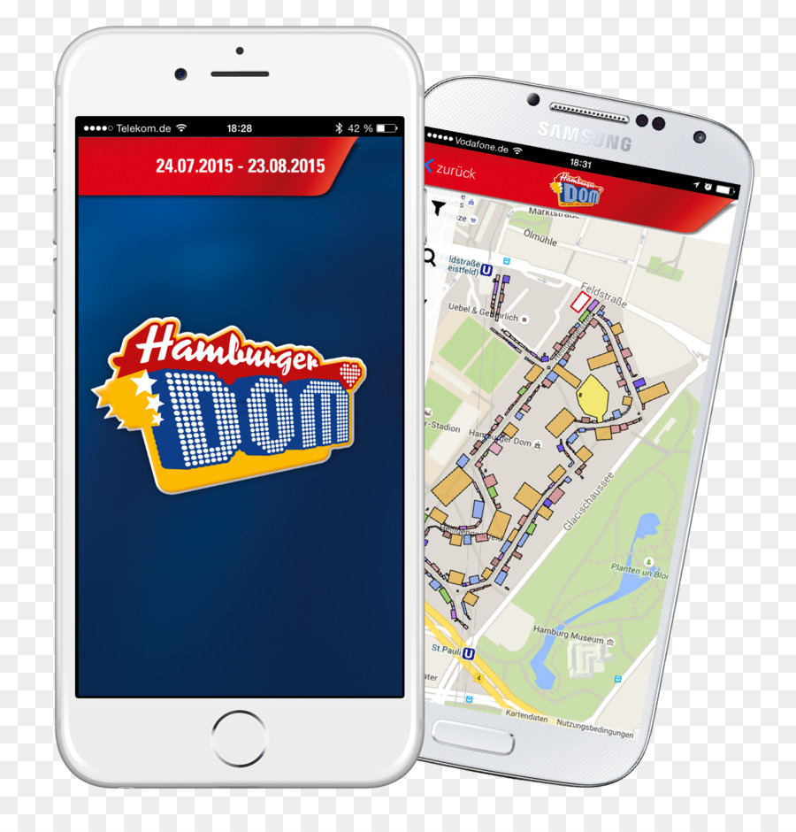 Smartphone，Hamburger Dom PNG