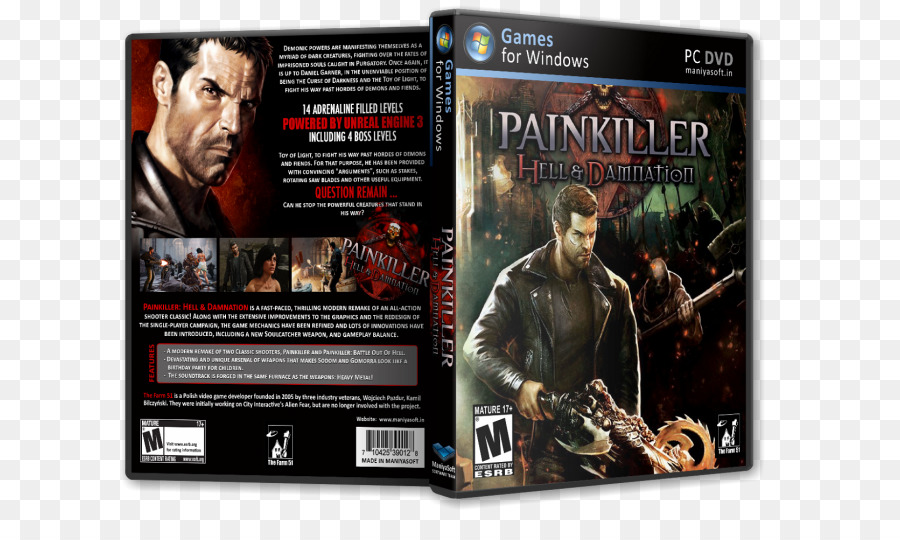 Painkiller Hell Condenación，Xbox 360 PNG