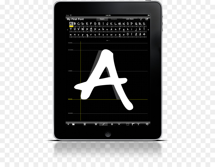 Tipografía，Ipad PNG