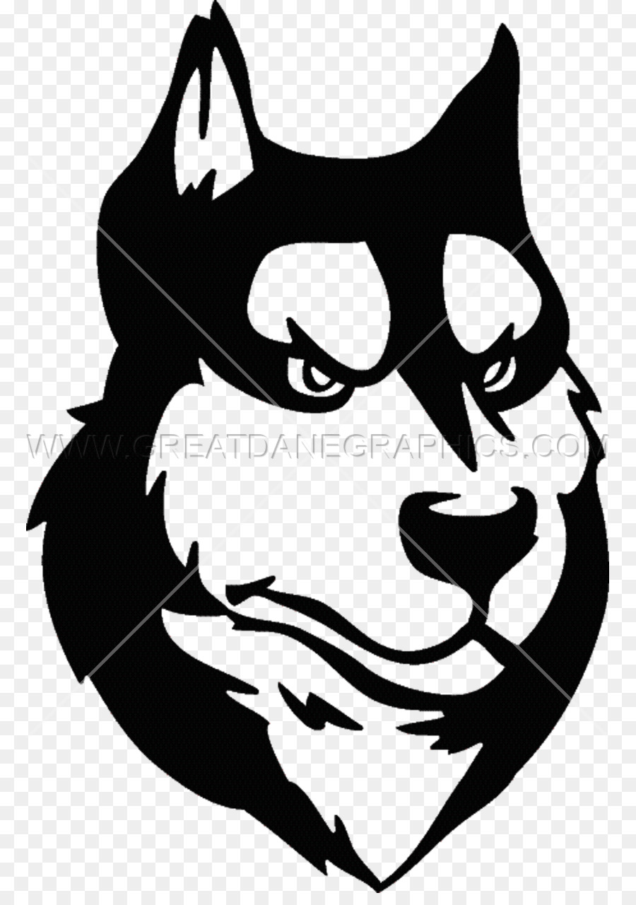 Cabeza De Lobo，Negro PNG