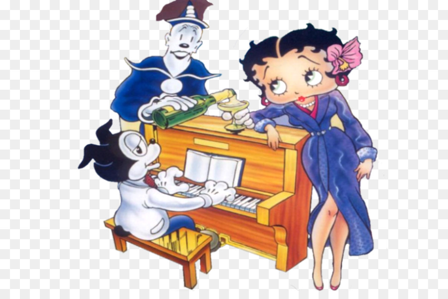 Betty Boop，Piano PNG