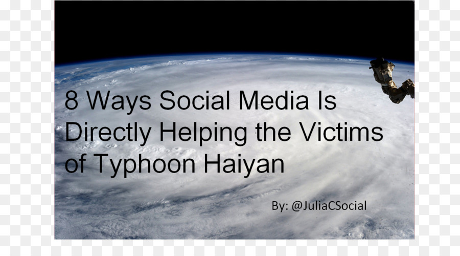 El Tifón Haiyan，Medios De Comunicación Social PNG