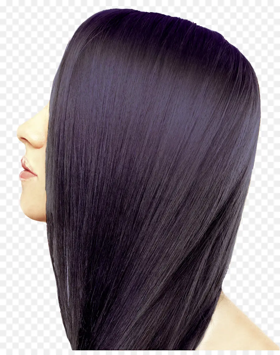 Cabello Humano Color，Violeta PNG