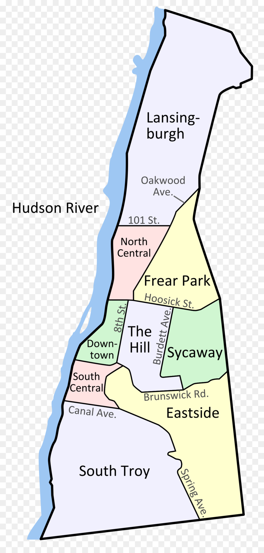 Lansingburgh，Río Hudson PNG