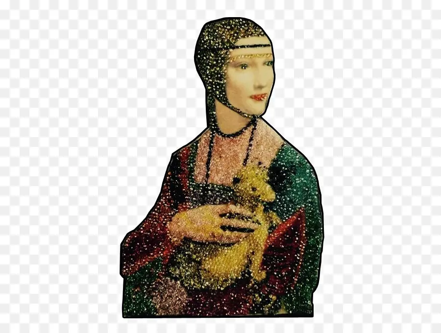 La Dama Del Armiño，Cuadro PNG