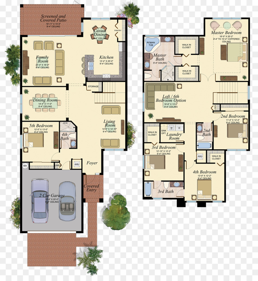 Plan De Piso，Zona Residencial PNG