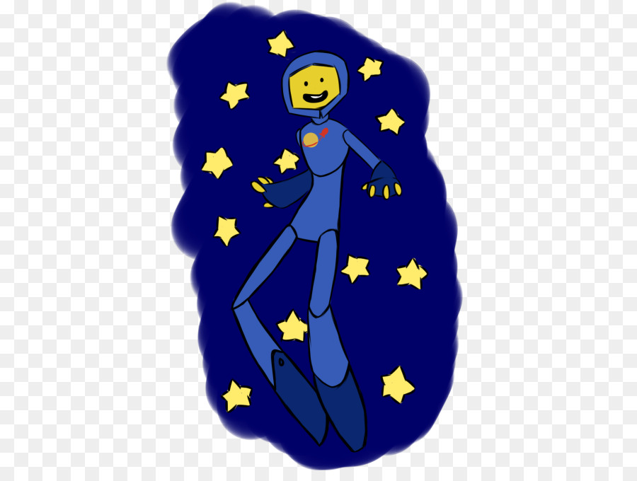 Personaje，Azul PNG