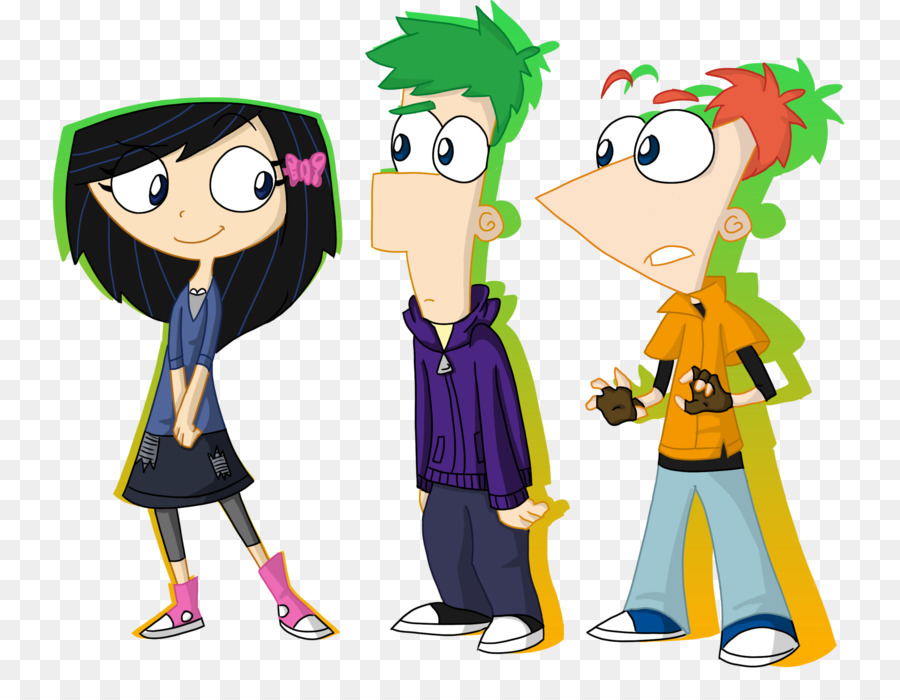 Personajes De Dibujos Animados，Phineas PNG