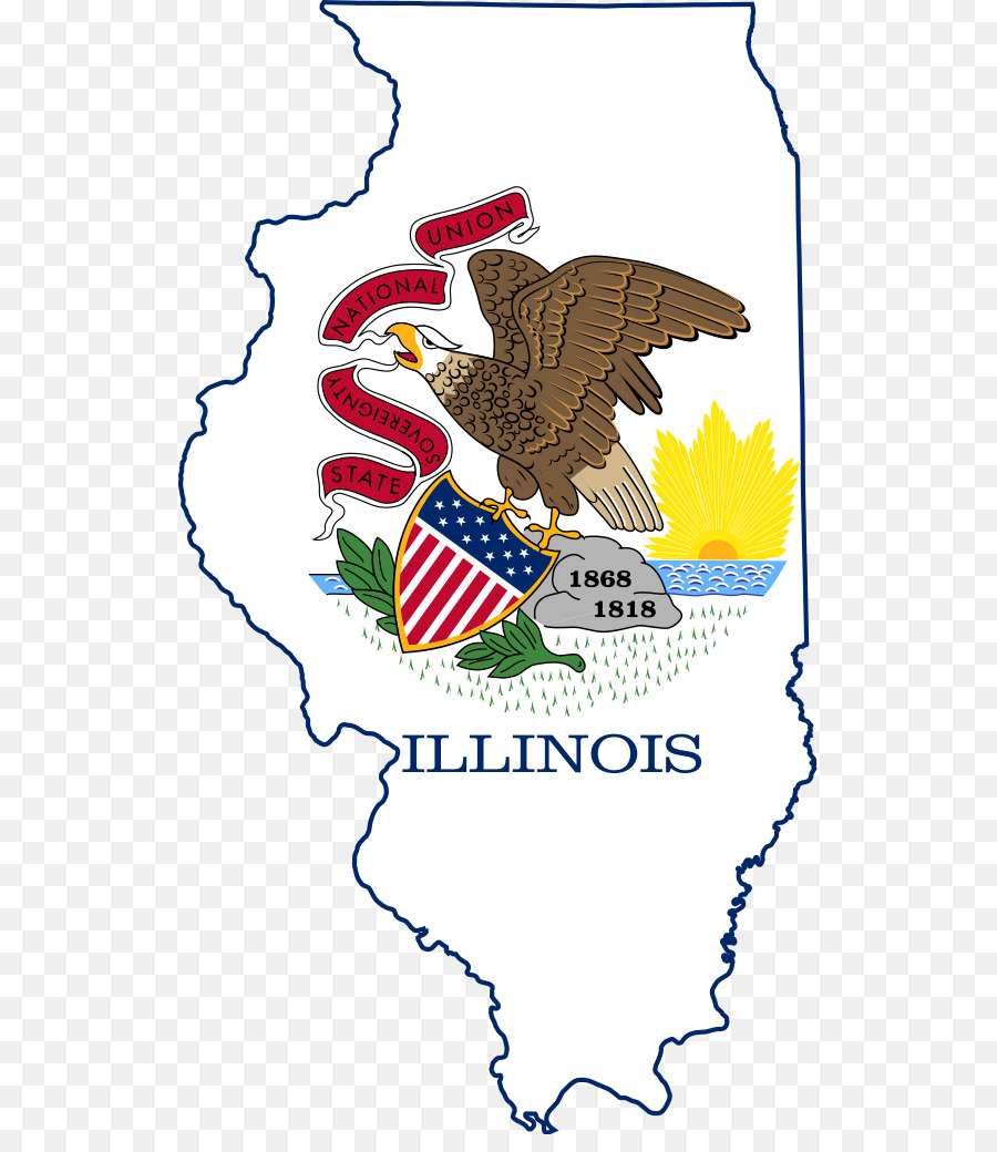 Illinois，Bandera De Illinois PNG