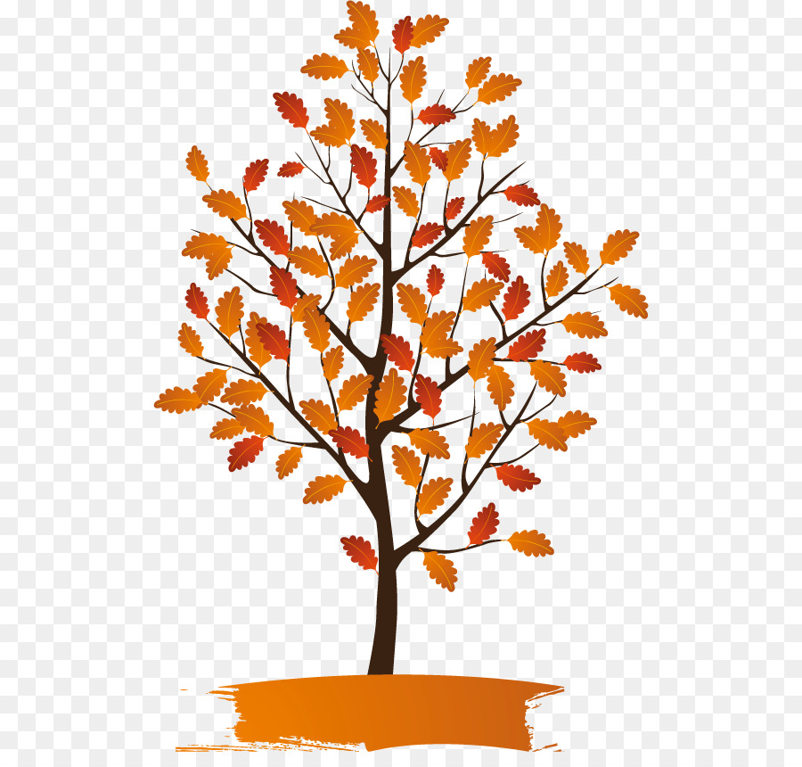 árbol，Otoño PNG