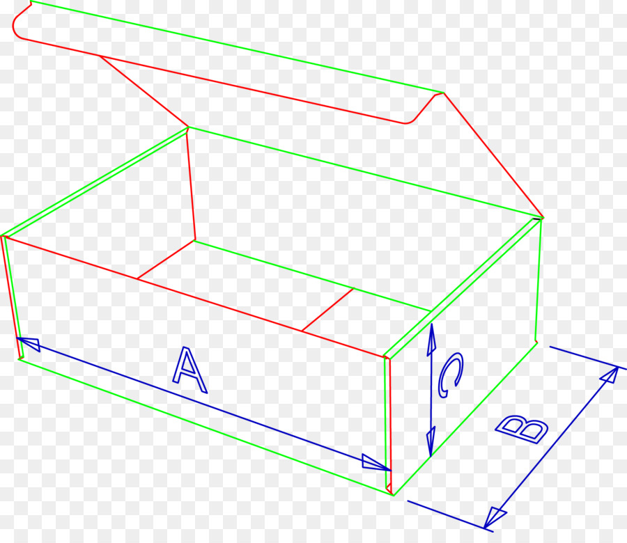 Diagrama De Caja 3d，Cianotipo PNG