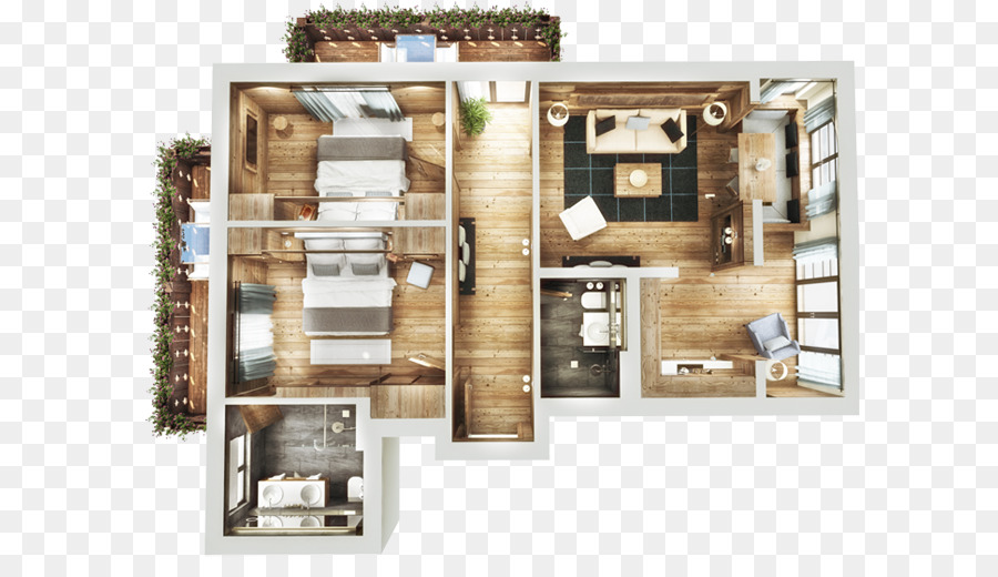 Plan De Piso，Chalet Alpin PNG