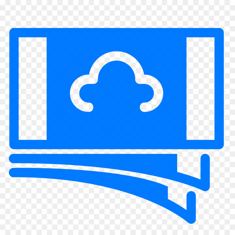 Icono De Nube，Azul PNG