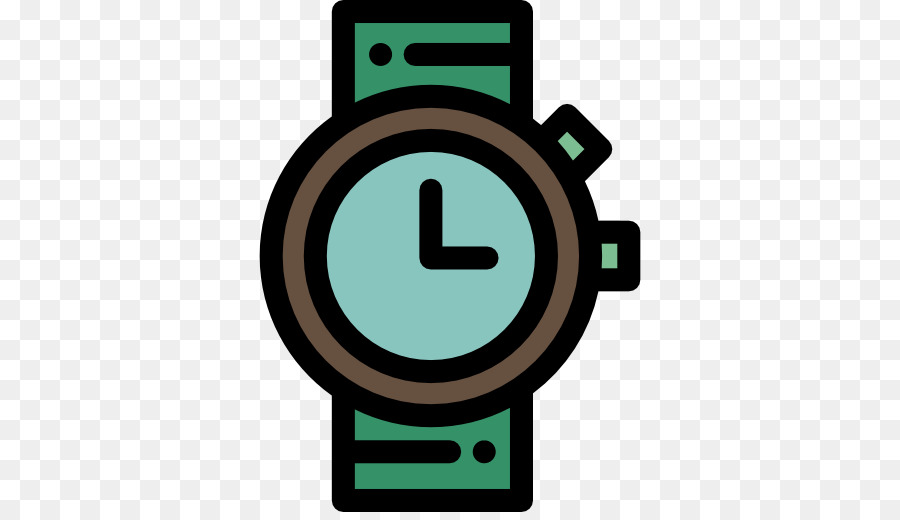 Reloj De Pulsera，Verde PNG