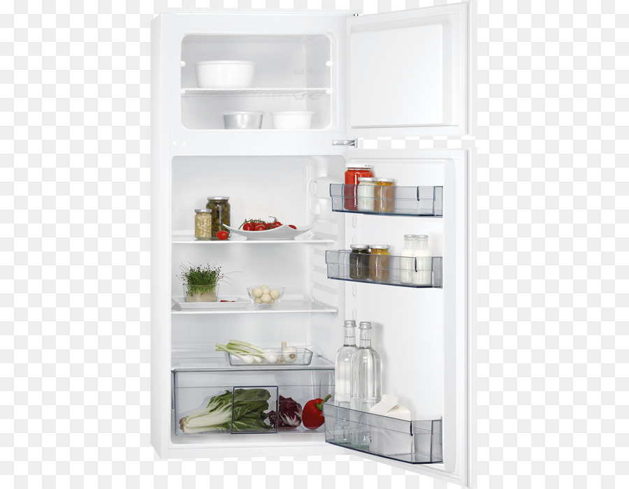 Refrigerador，Aeg Construido Un Blanco Fridgefreezer Refrigeratorfreezer PNG