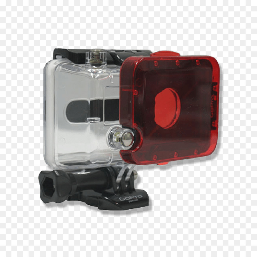 Gopro Hero2，Rojo PNG