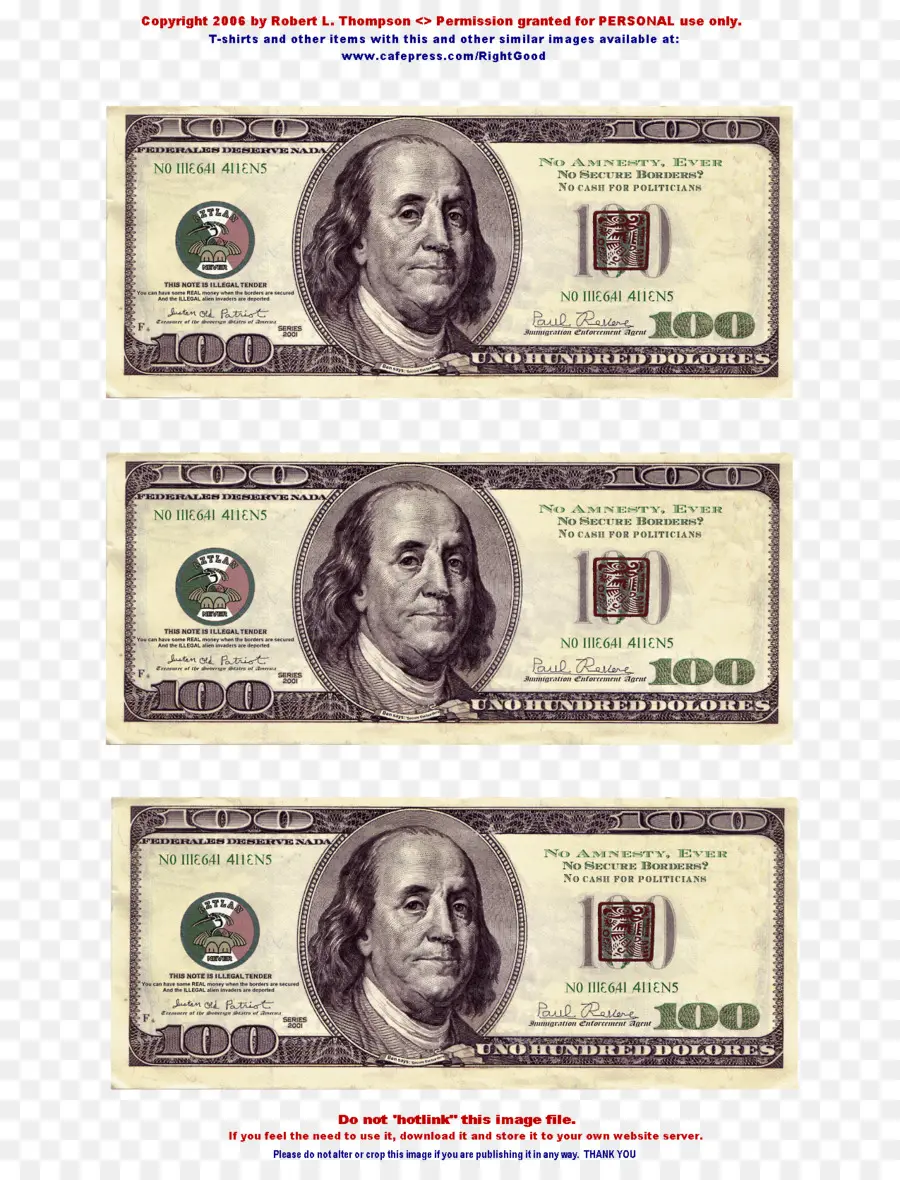 Dinero Falso，Dólar PNG