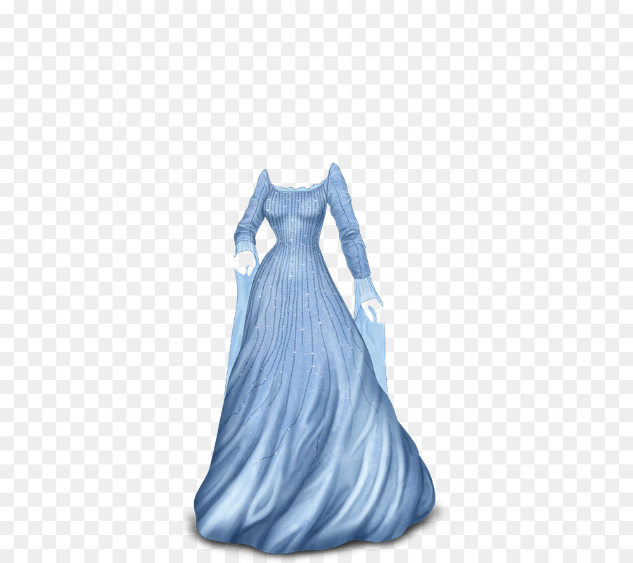 Vestido Azul Elegante，Vestido PNG