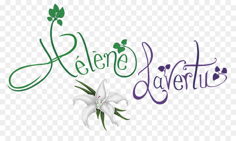 Diseño Floral，La Caligrafía PNG