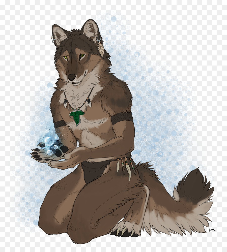 Lobo Antropomorfo，Peludo PNG