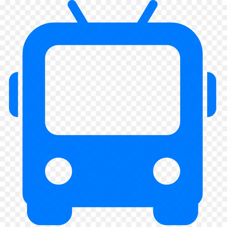 Icono De Autobús Azul，Transporte PNG