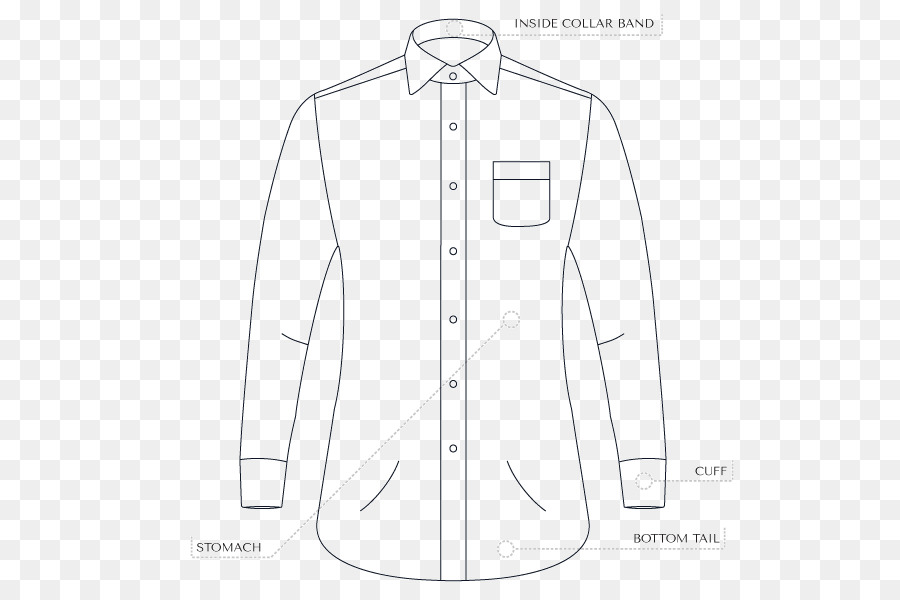 Camisa De Vestir，Collar PNG