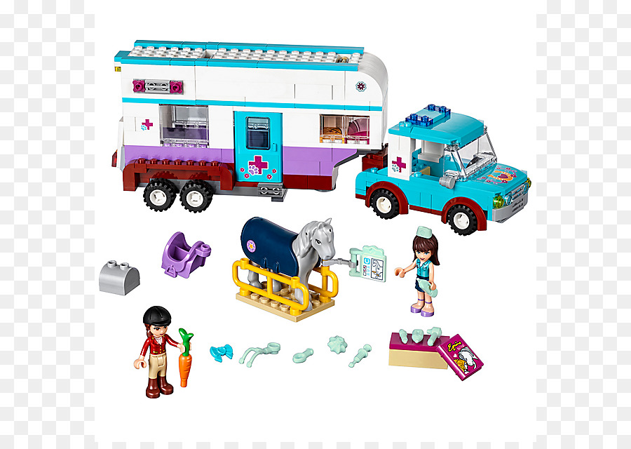 Caballo，Lego 41125 Amigos Caballo Veterinario Remolque PNG