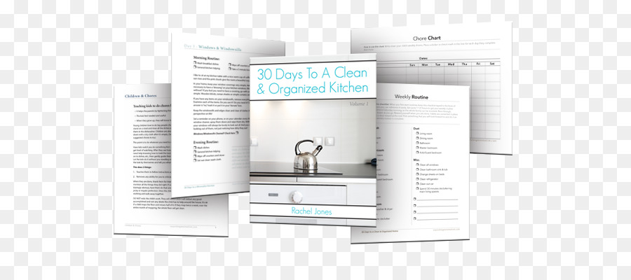 30 Días Para Un Limpio Y Organizado Cocina De 30 Días Tutorial Para Que Ordene Su Cocina Y Mantener Limpio El Espacio Organizado，Marca PNG