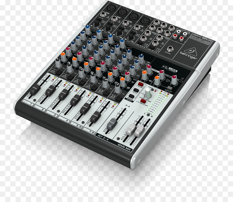 Micrófono，Behringer Xenyx X1204usb PNG