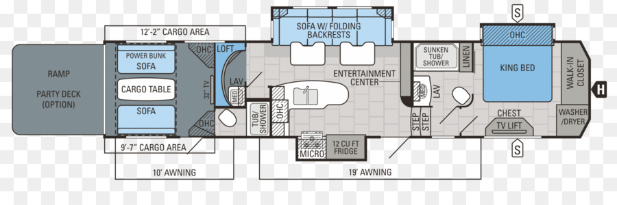 Plan De Piso，Autocaravanas PNG