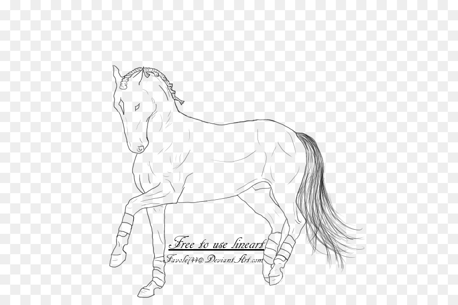 Caballo，Arte Lineal PNG