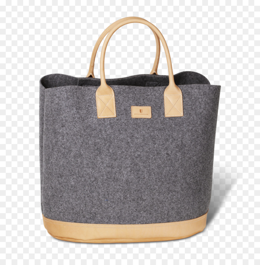 Bolsa Tote Gris，Manijas PNG