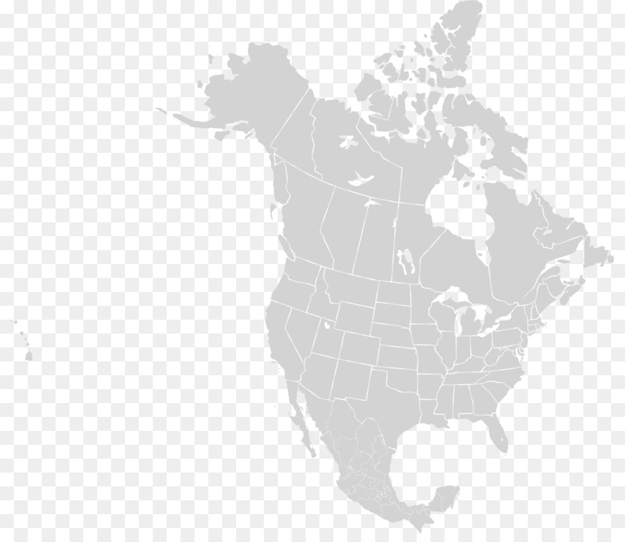 Estados Unidos，Mapa En Blanco PNG