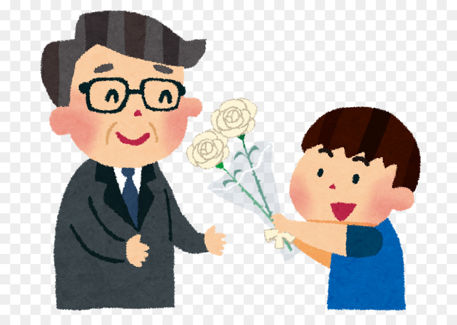 Niño Regalando Flores，Chico PNG